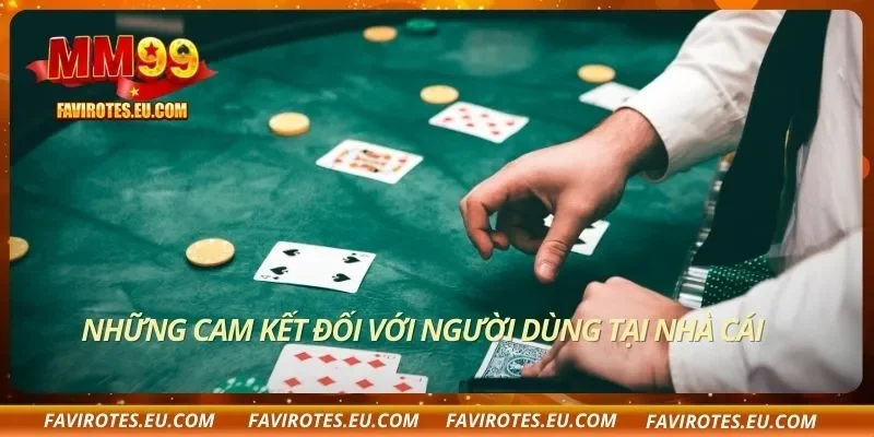 Những cam kết đối với người dùng tại nhà cái