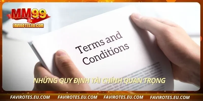Những quy định tài chính quan trọng